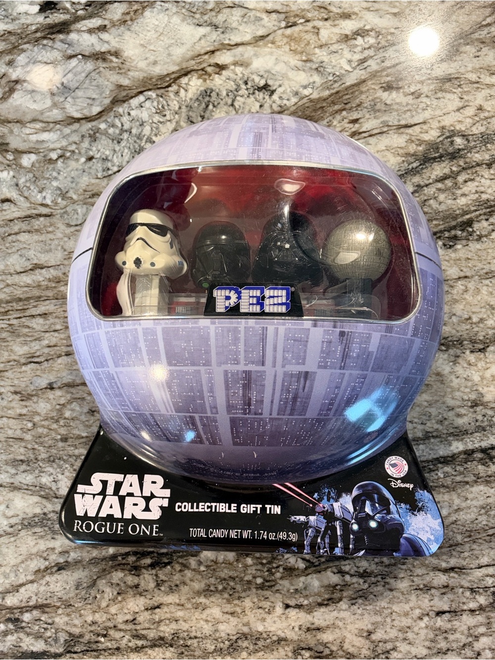 NEW Star Wars Death Star PEZ Collectible Tin with Dispenser Characters